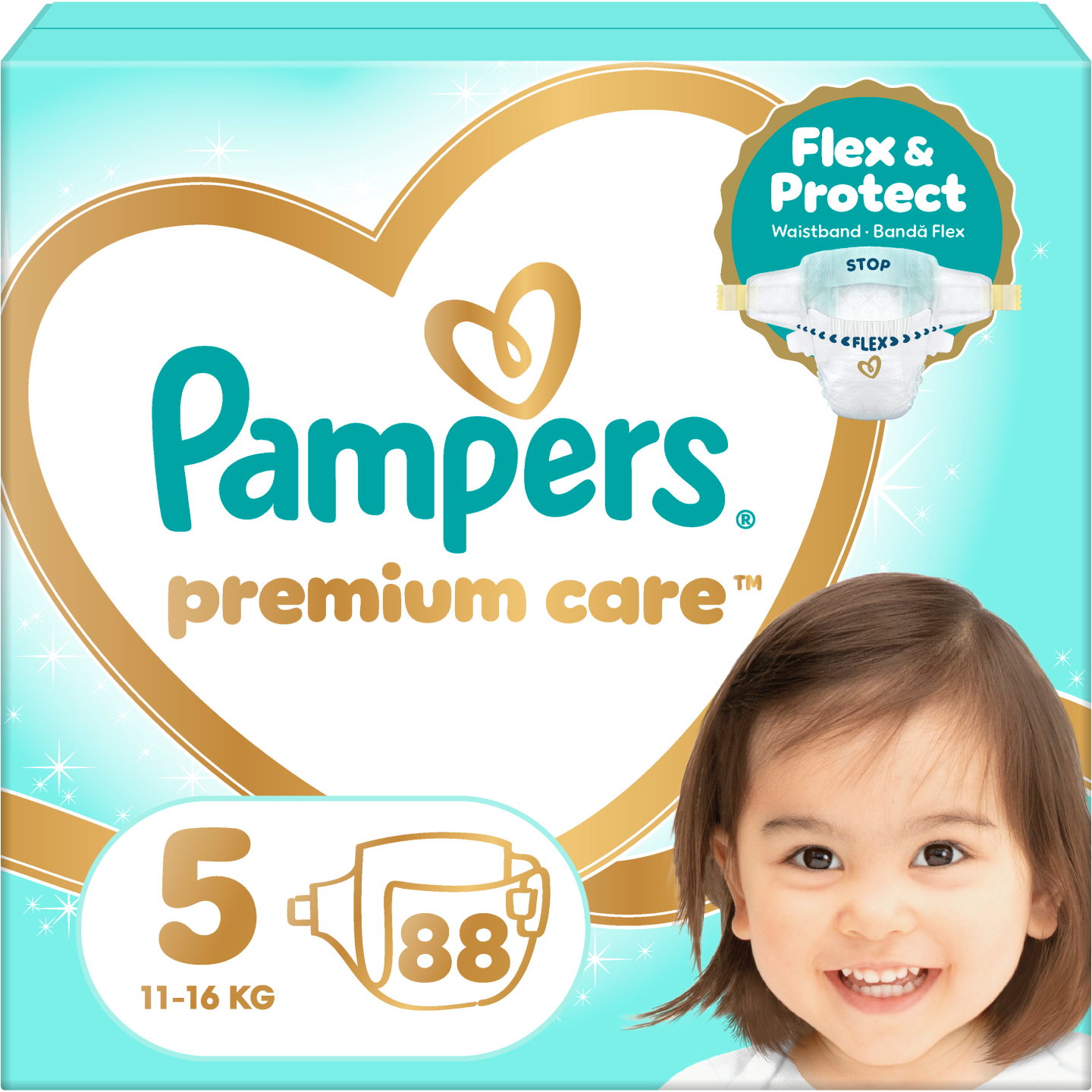 Одноразові підгузки Pampers Premium Care Розмір 5 (11-16 кг), 88 шт. (80840903)